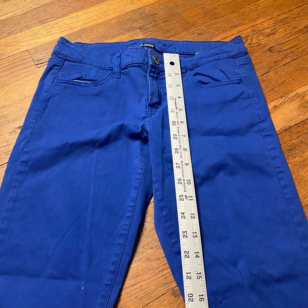 American Eagle Blue Jegging Skinny Stretch Pants Size 6 - Picture 8 of 11